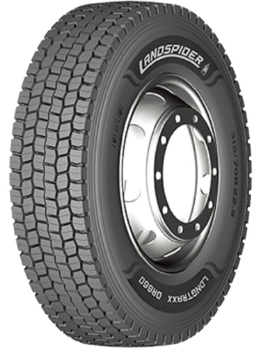 фото протектора и шины Longtraxx DR660 Шина Landspider Longtraxx DR660 315/80 R22.5 157/154M