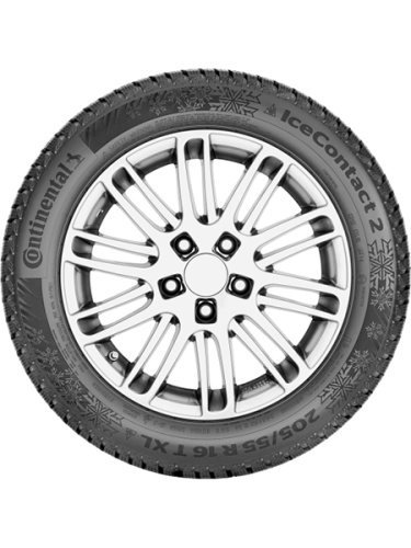 фото протектора и шины IceContact 2 SUV Шина Continental IceContact 2 SUV 235/65 R17 108T